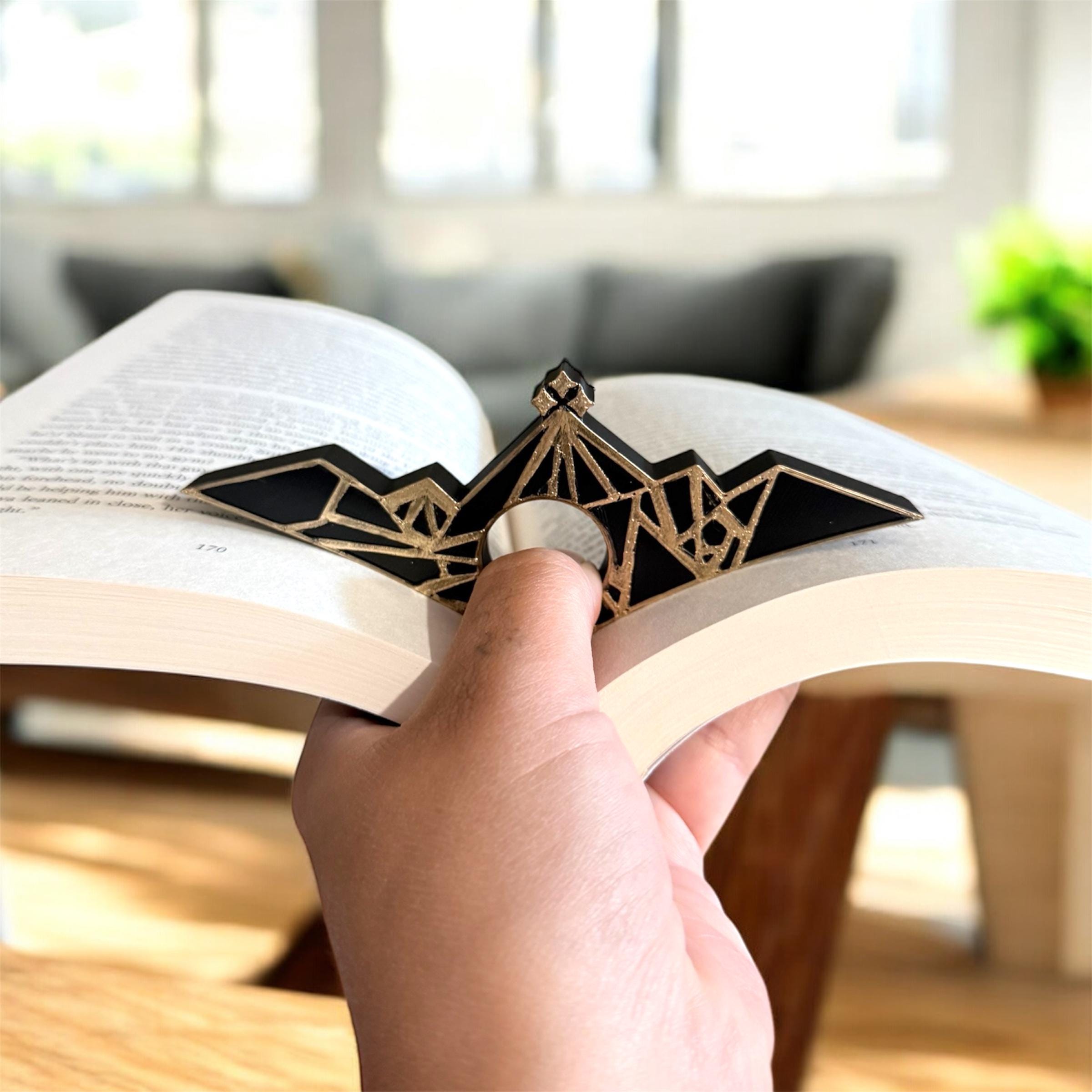 Velaris Themed Thumb Page Holder ACOTAR Inspired Mountain Book Buddy Reading Accessory Fantasy Reader Gift Crescent City Fan Gift