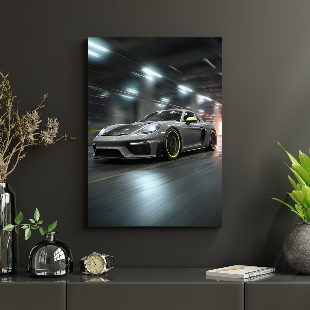 High Performance Sports Car Poster Modern Automotive Wall Art Garage Office Man Cave Racing Car Print Gift for Car Enthusiast