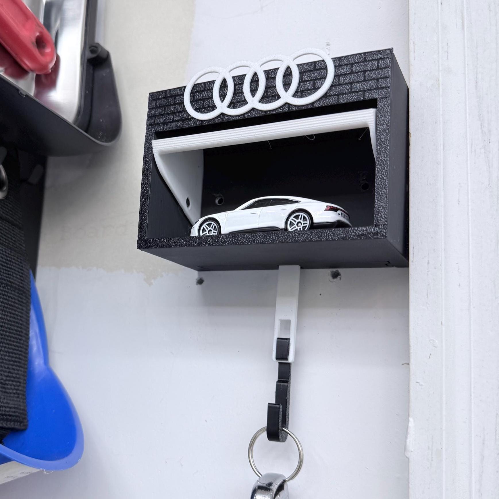 Custom Car Key Holder Mini Garage Key Organizer Gift for Dad Hot Wheel Display Key Hook Car Lover Custom Color Key Rack for Car Enthusiast