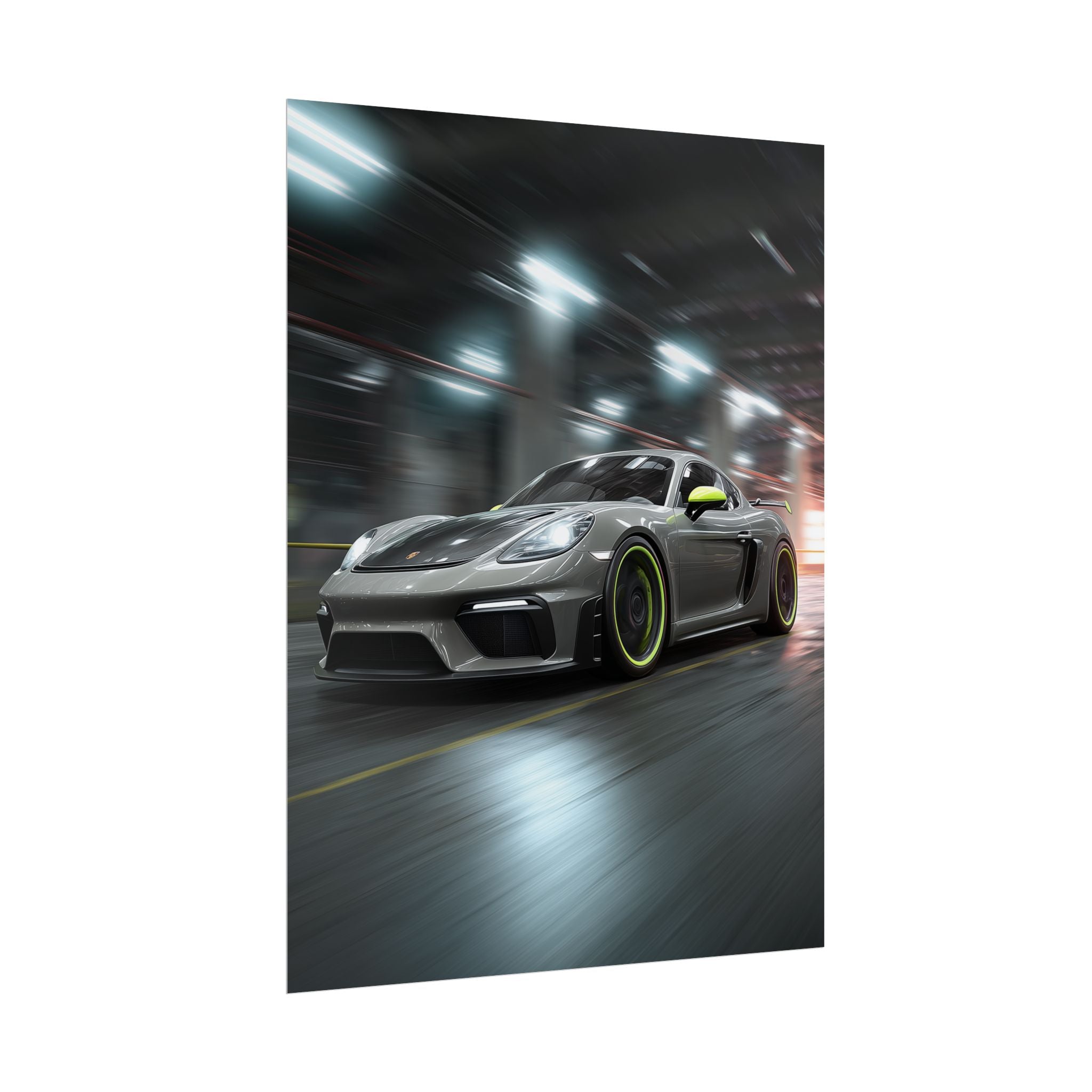 High Performance Sports Car Poster Modern Automotive Wall Art Garage Office Man Cave Racing Car Print Gift for Car Enthusiast