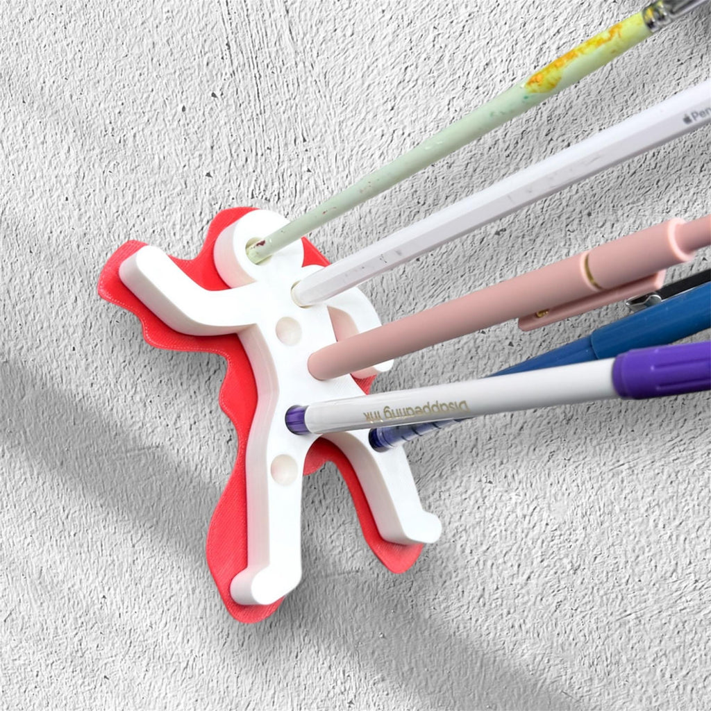 Crime Scene Pen Holder Desk Accessory True Crime Junkie Gift for Office Organizer Chalk Outline Pen Storage for True Crime Enthusiast