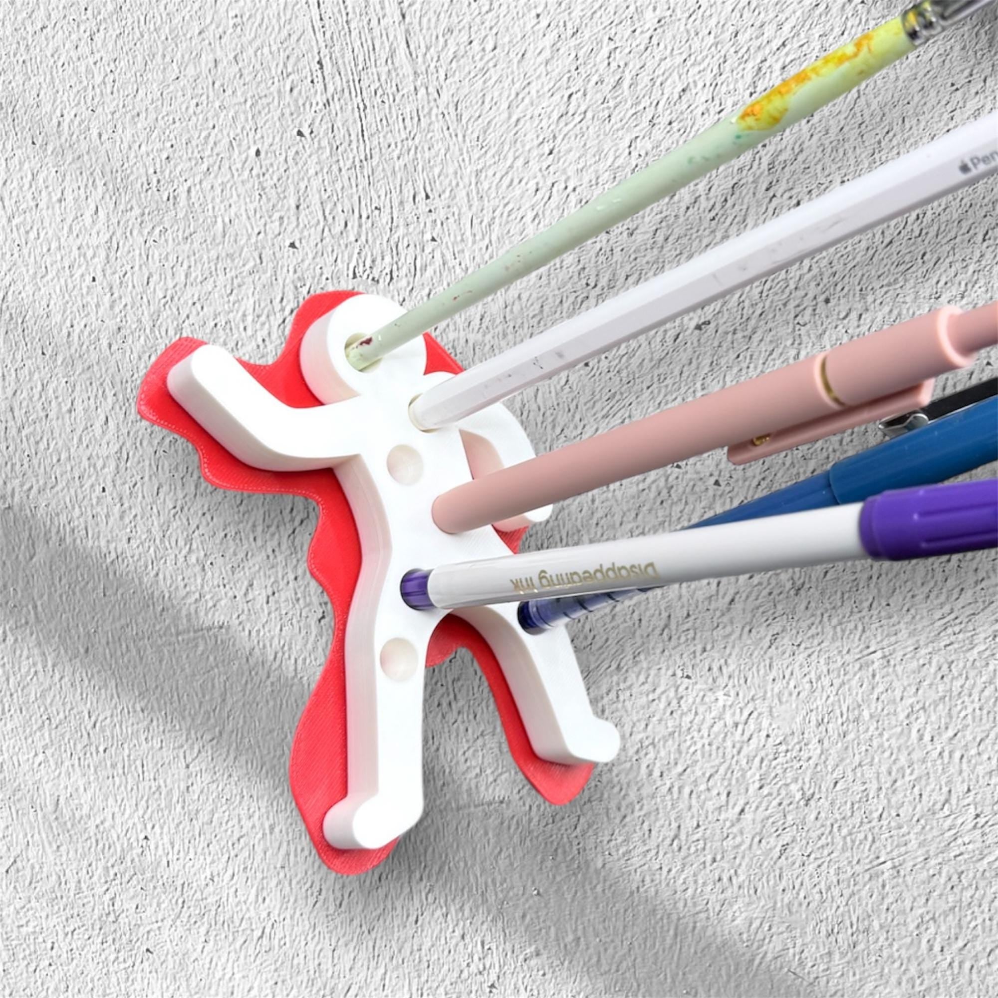 Crime Scene Pen Holder Desk Accessory True Crime Junkie Gift for Office Organizer Chalk Outline Pen Storage for True Crime Enthusiast