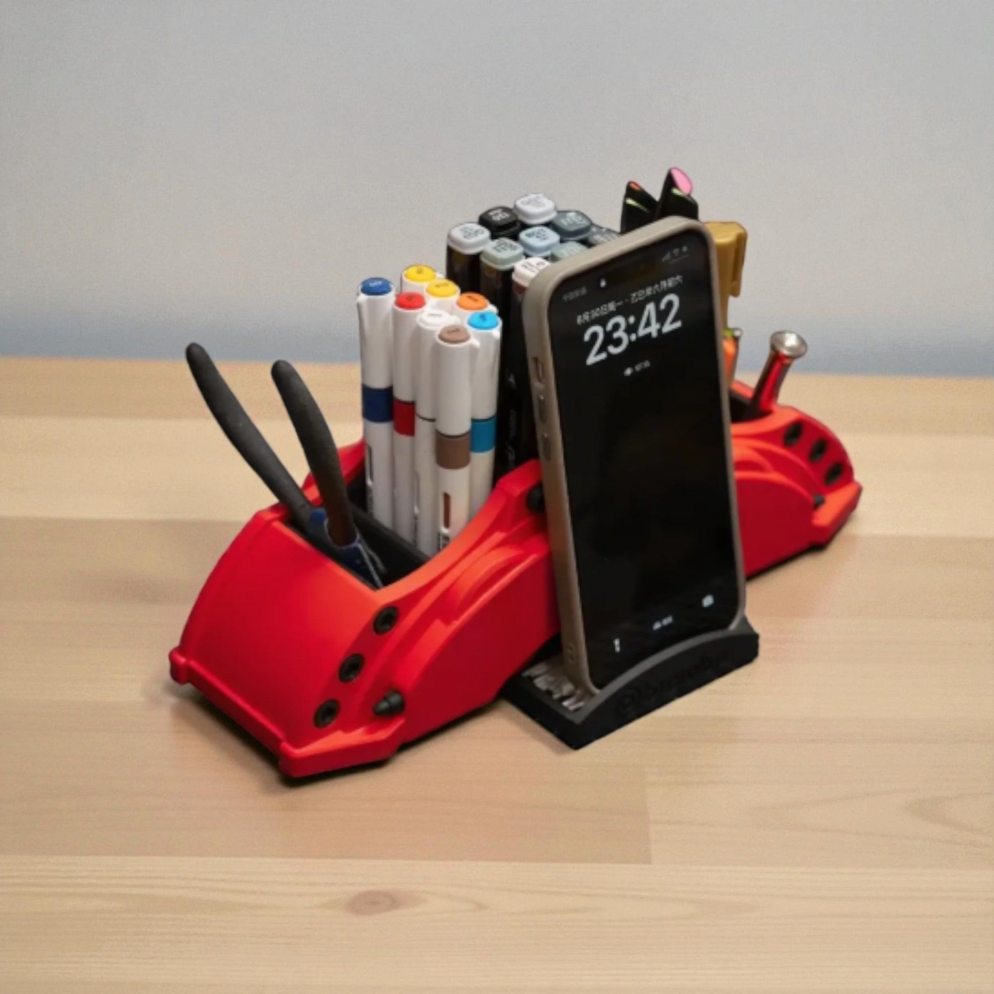 Break Pad Pen Holder Desk Organizer Mechanic Gift for Dad