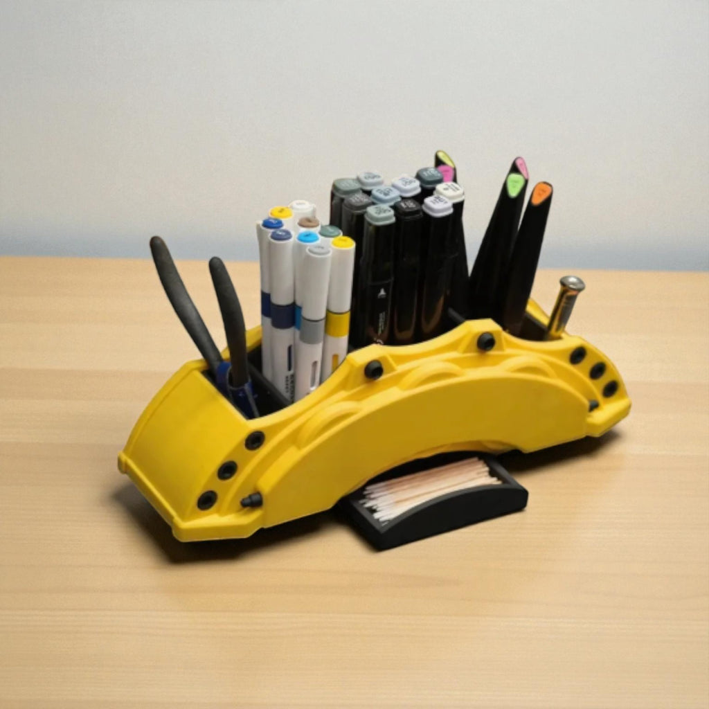 Break Pad Pen Holder Desk Organizer Mechanic Gift for Dad