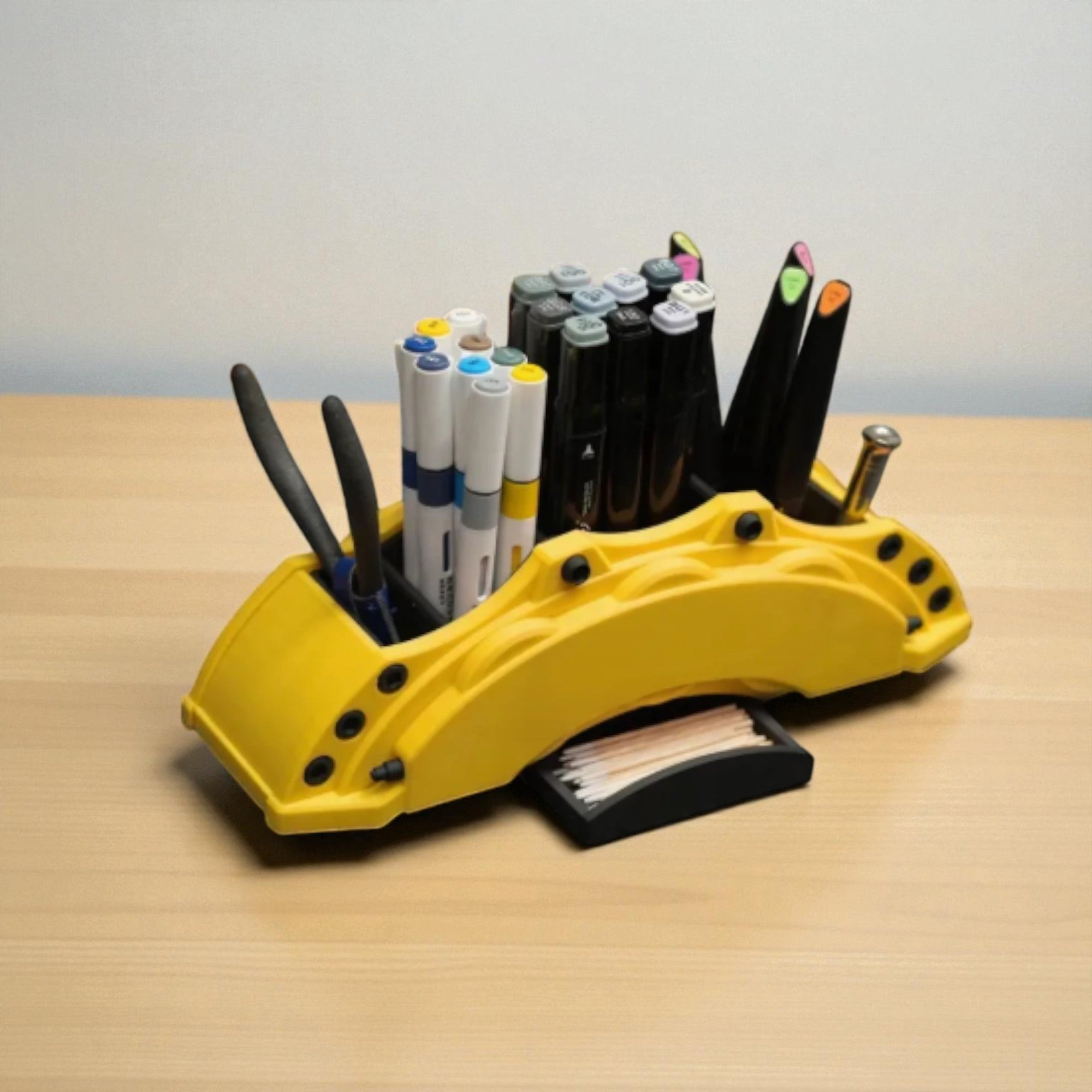 Break Pad Pen Holder Desk Organizer Mechanic Gift for Dad